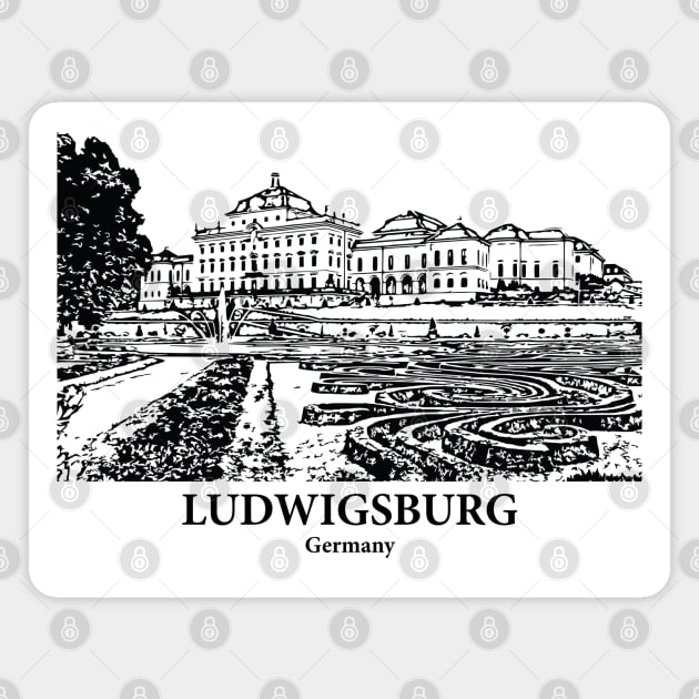 Ludwigsburg - Germany Magnet by Lakeric